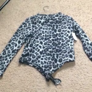 Brand New Leopard Print Body Suit